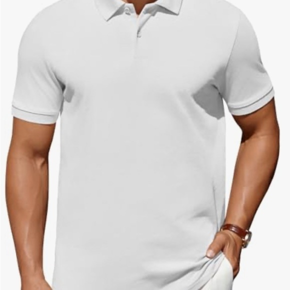 Coofandy Other - Mens White Polo‎